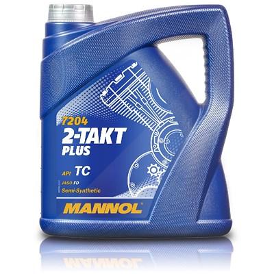 Mannol 4 L 2-Takt Plus Motoröl [Hersteller-Nr. MN7204-4]