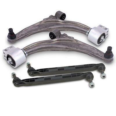 Atec 2x Querlenker + 2x Koppelstange vorne [Hersteller-Nr. 40670594] für Chevrolet, Opel Image