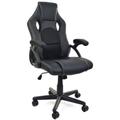 Viking Choice - Chaise de jeu - Chaise de bureau - Racer pro - cuir eco - noir - le noir