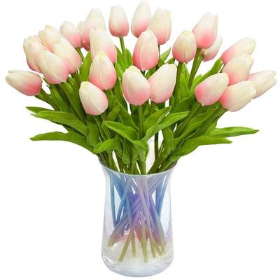 30 PièCes SéRies Artificielle Fleurs Real Touch Faux Hollande pu Tulipe Bouquet Latex Tulipe