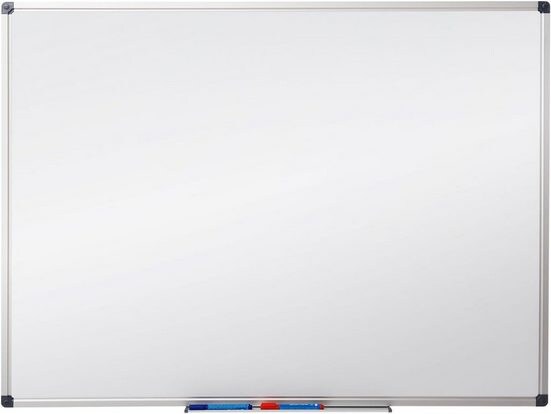 KARAT Whiteboard Master of Boards 80 x 110 cm, lackiert, mit Aluminiumrahmen - Hoch- und Querformat - abnehmbare Stiftablage Image