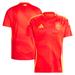 Men's adidas Scarlet Spain National Team 2024 Home Replica Jersey