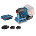 Ponceuse vibrante 18 V GSS 18V-10 + 2 batteries Procore 4 Ah + chargeur GAL 18V-40 + coffret L-BOXX BOSCH 06019D020Q