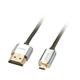 Lindy 2m CROMO Slim High Speed HDMI to Micro HDMI Cable with Ethernet