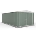 10' x 20' Absco Utility Metal Garage Workshop Shed - Pale Eucalyptus (3m x 6.1m)