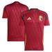 Men's adidas Burgundy Belgium National Team 2024 Home Replica Jersey