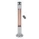 Devola Platinum 2kW Floor Standing Patio Heater with Remote Control IP65 Silver - DVPH20PFSSL - Return Unit