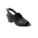 Plus Size Women's Clare Heeled Pump by Roaman's in Black (Size 37 M)