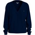 Langarmshirt TOMMY HILFIGER UNDERWEAR "LS TOP" Gr. M (38), blau (desert sky) Damen Shirts V-Shirts