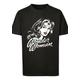 Kurzarmshirt F4NT4STIC "Kinder DC Comics Wonder Woman Hint Of Red with Kids Basic Tee" Gr. 158/164, schwarz (black) Mädchen Shirts T-Shirts