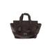 Konstantin Starke Leather Satchel: Pebbled Brown Solid Bags