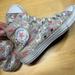 Converse Shoes | Converse Junior Sz 3.5 Llama Print Pink/Gray Hi-Top Sneakers Shoes Girls | Color: Gray/Pink | Size: 3.5g