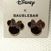Disney Jewelry | Disney Baublebar Gold Tone Minnie Mouse Pierced Earring With Colorful Bow | Color: Gold | Size: Os