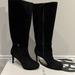 Nine West Shoes | Nine West Califa Black Suede Platform Stiletto Boots New With Tag Size 8 | Color: Black | Size: 8