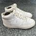 Nike Shoes | Nike Court Vision Mid Triple White Shoes Sneakers Cd5436-100 | Women’s Size 7.5 | Color: White | Size: 7.5