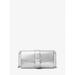 Michael Kors Bags | Michael Michael Kors Penelope Medium Metallic Clutch One Size Silver New | Color: Silver | Size: Os