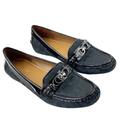 Coach Shoes | Coach Fortunata Black/Black Signature C Loafers | 8.5 B | Color: Black | Size: 8.5