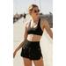 Free People Shorts | Free People Movement The Way Home Shorts Xs Black Pull On Active Running Euc B73 | Color: Black | Size: Xs