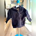 Burberry Jackets & Coats | Burberry Navy Hoodie. Size 12 Months. | Color: Blue | Size: 12mb