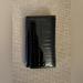 Burberry Accessories | Burberry Black Patent Leather Nova Embossed Key Holder | Color: Black | Size: Os