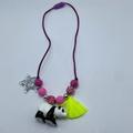 J. Crew Accessories | J.Crew Girl's Crewcuts Panda Charm Necklace | Color: Pink/Purple | Size: Osbb