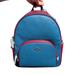 Coach Bags | Coach Court Backpack In Colorblock | Color: Blue/Red | Size: Os