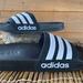 Adidas Shoes | New! Adidas Slides Black And White Classic Slides Shoes | Color: Black/White | Size: 11