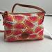 Dooney & Bourke Bags | Dooney And Bourke Multicolor Grapefruit Print Canvas Crossbody Bag | Color: Gray/Orange/Pink/Red/White | Size: Os