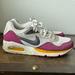 Nike Shoes | Nike Air Max Correlate Womens White/Dark Grey/Purple Shoes, Size 8.5. | Color: Purple/White | Size: 8.5