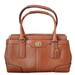 Coach Bags | Coach Hamptons Tiffany Brown Leather Shoulder Bag | Color: Brown/Tan | Size: Os