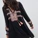 Free People Dresses | Free People Wind Willow Mini Dress | Color: Black/Orange | Size: S