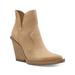 Jessica Simpson Shoes | Jessica Simpson Womens Brown Leeshi Slip On Leather Western Boot 8 M | Color: Brown | Size: 8