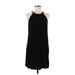 Old Navy Casual Dress - Mini High Neck Sleeveless: Black Solid Dresses - Women's Size Medium