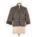Coldwater Creek Jacket: Brown Print Jackets & Outerwear - Women's Size 12