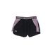 Under Armour Athletic Shorts: Purple Color Block Activewear - Women's Size Small