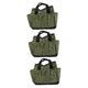 Homoyoyo 3pcs Garden Buggy Bag Gardening Storage Tote Tool Kit Storage Bag Canvas Holder Garden Tool Kit Holder Bag Garden Tools Bag Canvas Handbag Tool Holder Multiple Pockets Oxford Cloth