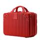 PIPONS Carry On Luggage Makeup Travel Case Hard Shell Vanity Cases Portable ABS Cosmetic Case Hand Luggage Case for Women Business Suitcase (Color : A, Size : 14inch)