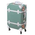 Suitcase Small Fresh Trolley Case, Retro Suitcase, Women's Caster Suitcase, Fashionable Boarding Suitcase, Suitcase Suitcases (Color : Pink, Size : A)