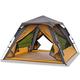 Tent For Camping Hexagonal Camping Tent 3 4 Person Automatic Pop Up Family Tent With 2 Doors,Upf50 Waterproof For 4 Seasons Large Space For Picnic Outdoors