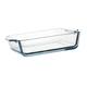 Garneck 2pcs Baking Bowl Baking Tray Clear Oblong Glass Baking Dishes Glass Pan for Cooking Glass Baking Pan Oven Safe Glass Baking Dish Glass Baking Tray Tempered Glass Tool Nordic