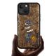 Carveit Designer Wooden Protective Case for iPhone 15 Magnetic Case Cover [Wood Engraving & Shell Inlay] Compatible with iPhone 15 MagSafe Case (The Underwater World-Walnut)