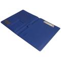 Leather Portfolio Document Leather Portfolio Document Holder clipboard Portfolio Folder Leather Portfolio Notepad Folder Clipboard File (Color : Blue, Size : 32.5 * 25 * 1.5cm)