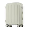 DNZOGW Travel Suitcase Luggage Carry-on Suitcase, Lightweight Password Box, Durable Suitcase, Trolley Case for Men and Women Trolley Case (Color : White, Size : A)