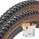 Pair (2 pieces) Gravel M 45-584 Classic Bike Tyre