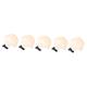 MAGICLULU 5 Sets Latex Bald Head Cover Wig Cosplay Costume Accessory Adults Bald Cap Latex Bald Cap Monk Costume Cosplay Bald Cap Stage Plays Props Stainless Steel Emulsion Bald Cover
