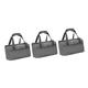 Garneck 3pcs Picnic Lunch Bag Travel Tote Bags Tote Handbag Container Bento Lunch Bags Waterproof Tote Water Resistant Tote Bag Insulated Lunch Bags Lunch Tote Picnic Bag Aluminum Foil