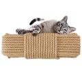 Aoneky Cat Scratching Sisal Rope 6mm/ 8mm/10mm Thick Jute Rope for Repairing Cat Post Pole Tower, Cat Tree Rope 33FT-328FT, Hemp Rope for Crafting Project (164FT, 8mm)