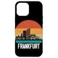 Hülle für iPhone 14 Pro Max Frankfurt Skyline Retro Vintage Souvenir Frankfurt