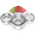 Magnetic Measuring Cups Set Stainless Steel Stackable Measuring Cup Sets of 7 for Cooking Baking Dry and Liquid Ingredients, Small Stainless Steel Coffee Spoon Set, Measurement Cups.