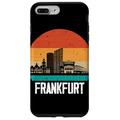 Hülle für iPhone 7 Plus/8 Plus Frankfurt Skyline Retro Vintage Souvenir Frankfurt